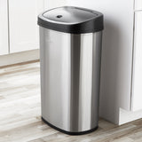 Motion Sensor Trash Can, 13.2 Gallon, Stainless Steel