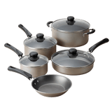 9-Piece Non-Stick Cookware Set, Champagne